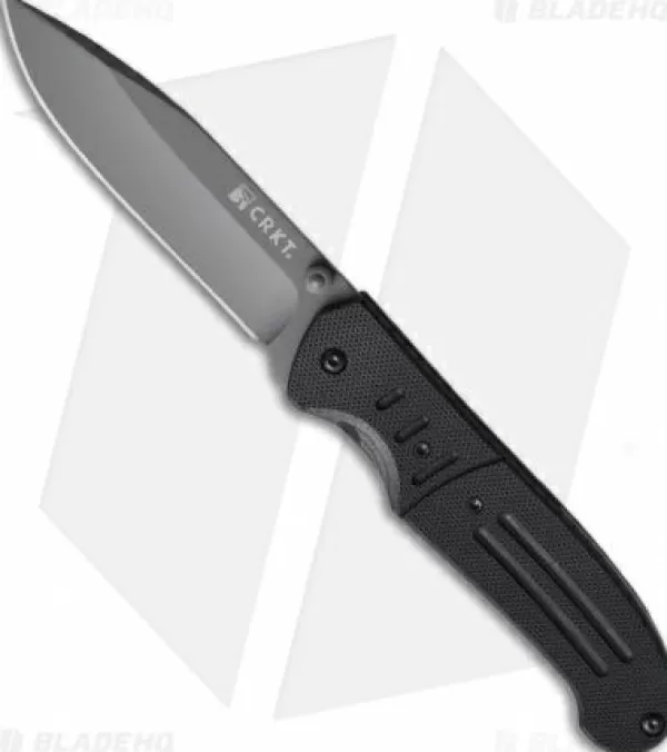 Outlet Online Crkt Ignitor T Spring Assisted Knife W/ Black G10 (3.38 Gray Plain) 6860 Spring Assisted Knives