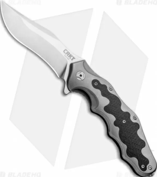 Online Online Crkt Ken Onion Motley Flipper Knife Carbon Fiber/Ti (Satin) K210Cfxp Pocket Knives