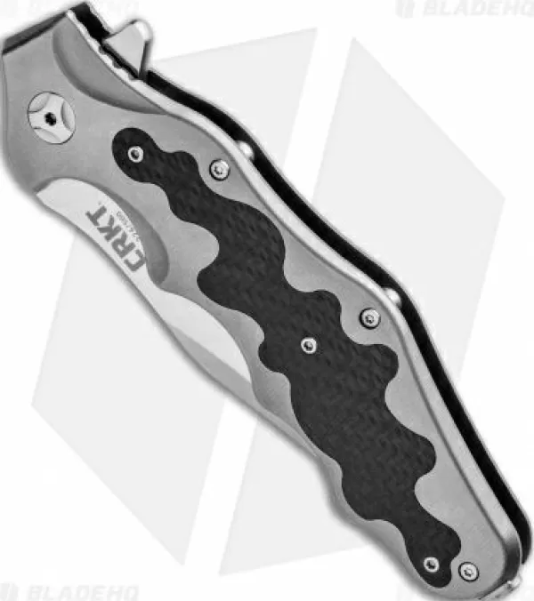 Online Online Crkt Ken Onion Motley Flipper Knife Carbon Fiber/Ti (Satin) K210Cfxp Pocket Knives