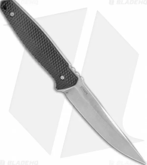 Flash Sale Online Crkt Lucas Burnley Strafe Fixed Blade Knife Black Gfn (4.6 Satin)1210 Fixed Blade Knives