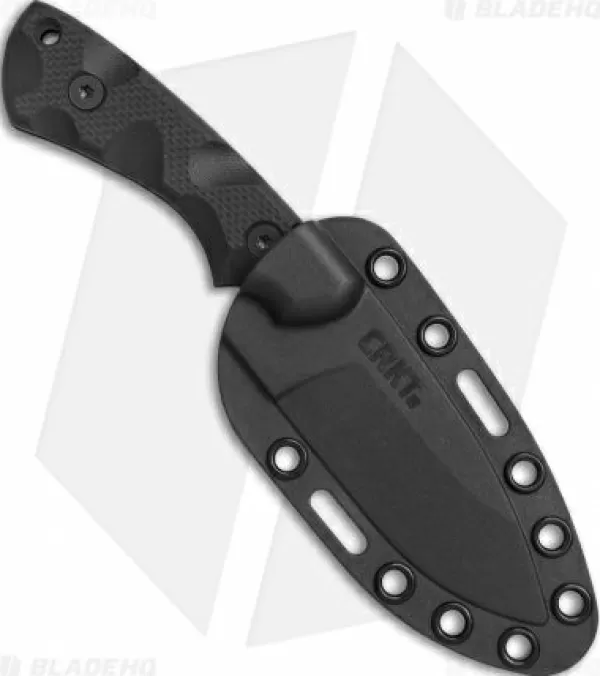 Cheap Online Crkt Siwi Drop Point Fixed Blade Knife Black G-10 (3.34 Black) 2082 Tactical Knives