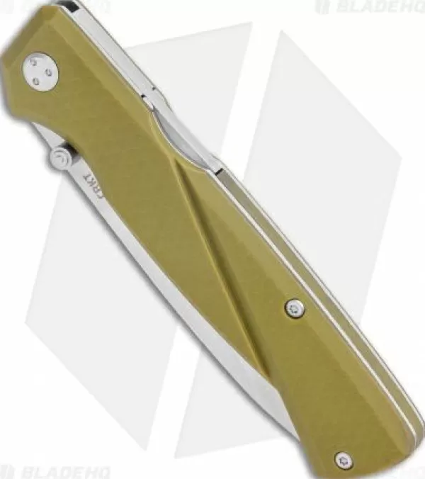 Online Online Crkt Steigerwalt Kova Front Lock Knife Od Green Gfn (3.5 Satin) 6434 Pocket Knives