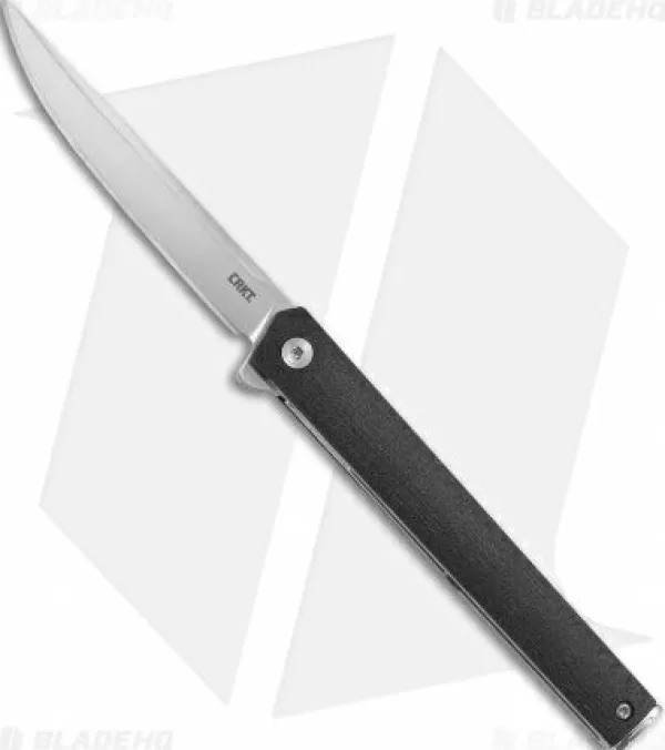 Store Original Crkt Ceo Flipper Liner Lock Knife Black Grn (3.4 Satin) Pocket Knives