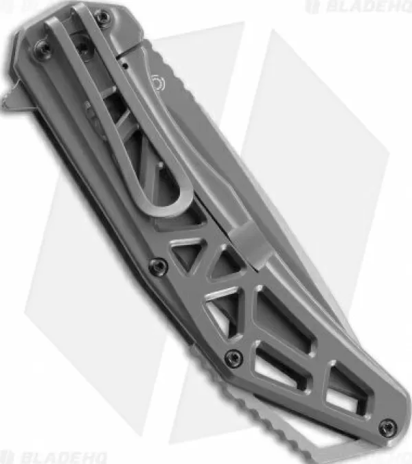 Cheap Original Crkt Gusset Frame Lock Knife Gray (3.5 Gray) K330Ggp Pocket Knives
