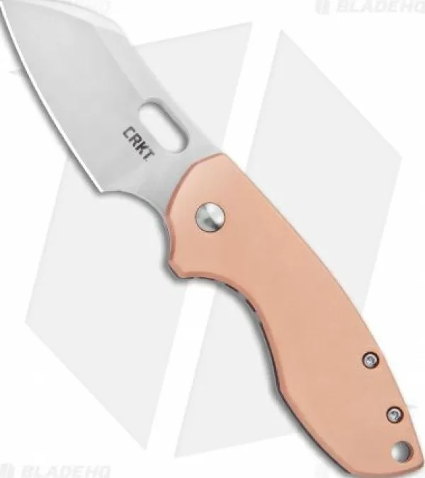 Online Original Crkt Pilar Frame Lock Knife Stainless Steel/Copper (2.4 Satin) 5311Cu Pocket Knives