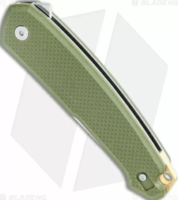 New Original Crkt Vox Tueto Spring Assisted Flipper Knife Od Green G-10 (3.3 Satin) 5325 Pocket Knives