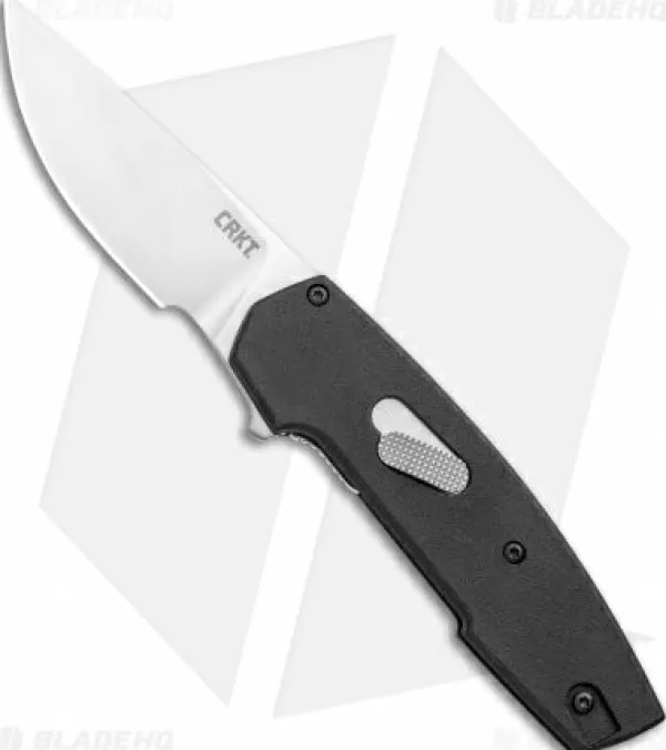 Online Quick Delivery Crkt Cottidae Liner Lock Knife Black Aluminum (2.6 Satin) 6321 Pocket Knives