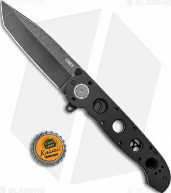Best Sale Reliable Quality Crkt Carson M16-04Db Tanto Dead Bolt Lock Flipper Knife (3.89 Black Sw) Pocket Knives