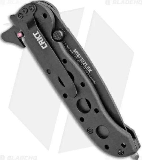 Best Sale Reliable Quality Crkt Carson M16-12Zlek Tanto Flipper Knife Zytel (3 Black Serr) Pocket Knives