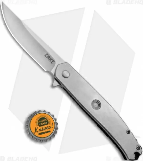 Cheap Reliable Quality Crkt Vizzle Frame Lock Knife Stainless Steel (3.35 Satin) 5320 Pocket Knives