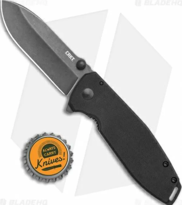 Shop Special Style Crkt Burnley Squid Xm Frame Lock Knife Black G-10 (3 Black Sw) Pocket Knives