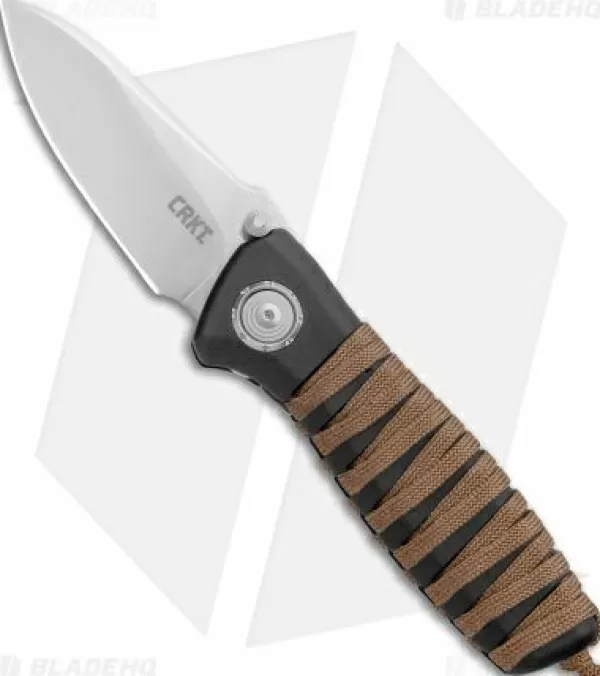 Clearance Special Style Crkt Parascale Deadbolt Lock Knife Cord Wrap (3.19 Satin) 6235 Pocket Knives