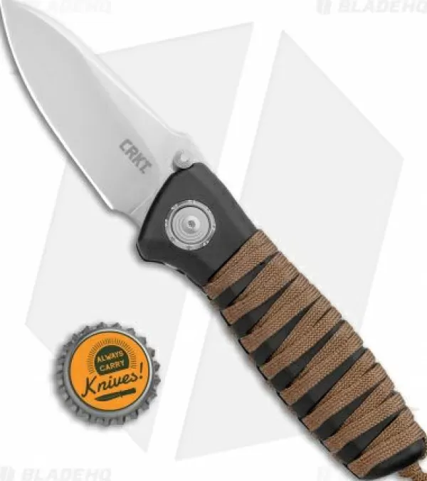Clearance Special Style Crkt Parascale Deadbolt Lock Knife Cord Wrap (3.19 Satin) 6235 Pocket Knives