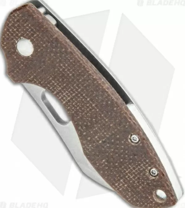 Discount Special Style Crkt Pilar Frame Lock Knife Brown Linen Micarta Bhq Exclusive (2.4 Stonewash) Pocket Knives