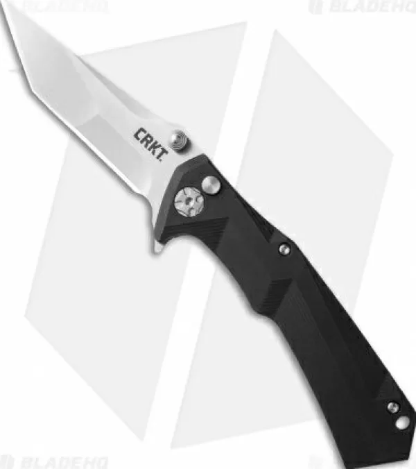 Flash Sale Special Style Crkt Tighe Tac Two Tanto Flipper Button Lock Knife Grn (3.25 Satin) 5235 Pocket Knives