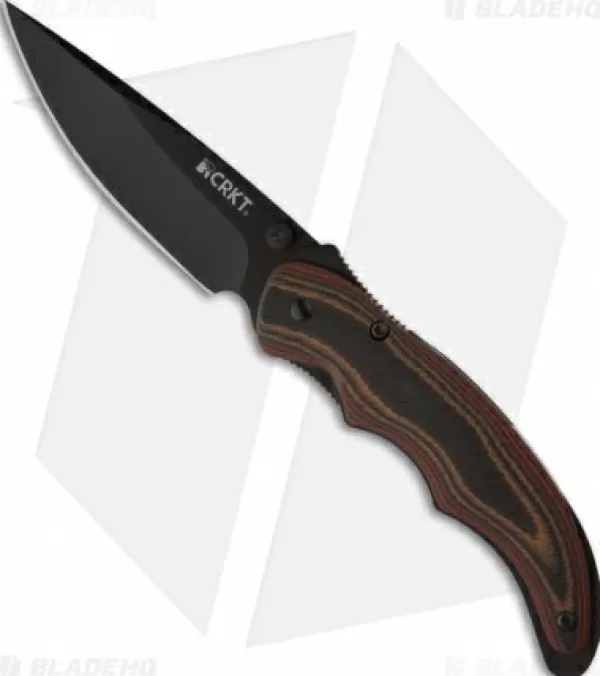 New Top Sell Crkt Endorser Spring Assisted Knife (3.18 Black Plain) 1105K Spring Assisted Knives