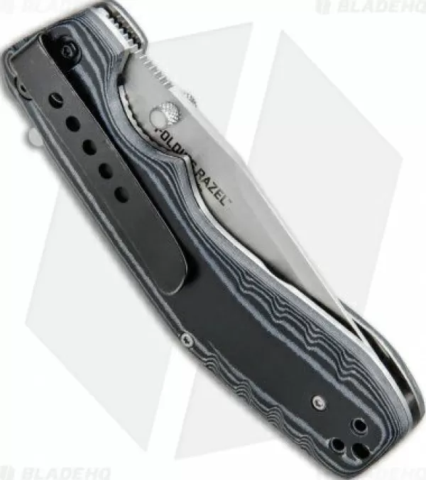 Clearance Top Sell Crkt Folding Razel Folder Liner Lock Knife Micarta (3.13 Satin) 4030 Pocket Knives