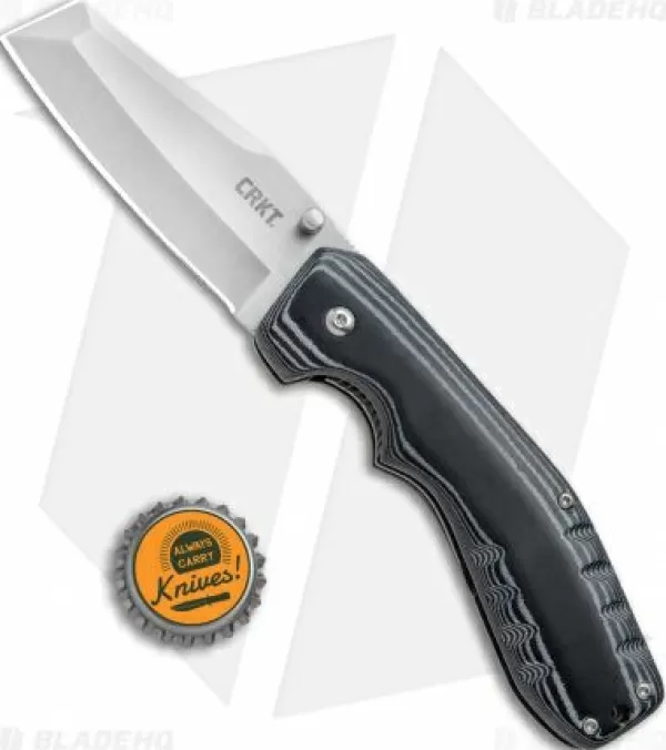 Clearance Top Sell Crkt Folding Razel Folder Liner Lock Knife Micarta (3.13 Satin) 4030 Pocket Knives
