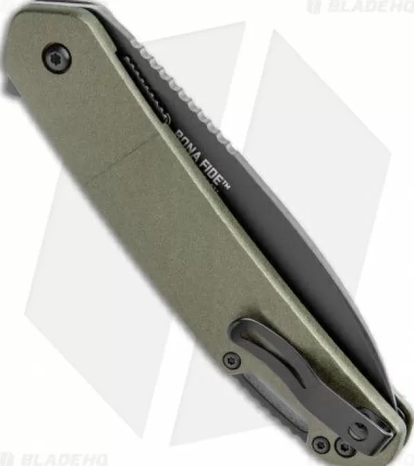 Cheap Top Sell Crkt Onion Bona Fide Field Strip Knife Od Green (3.18 Black) K540Gkp Pocket Knives
