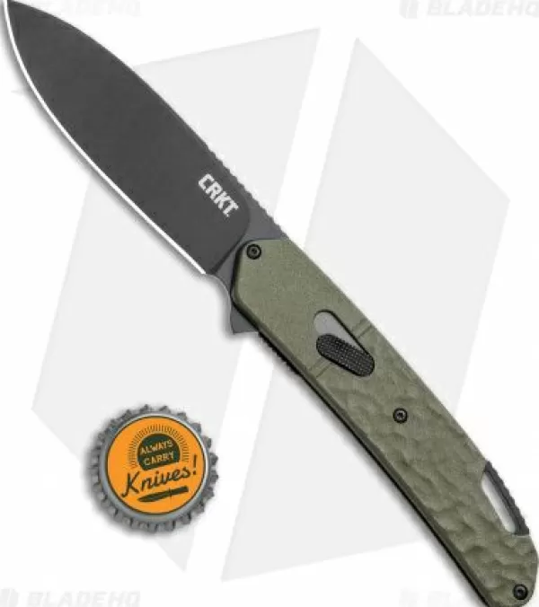 Cheap Top Sell Crkt Onion Bona Fide Field Strip Knife Od Green (3.18 Black) K540Gkp Pocket Knives