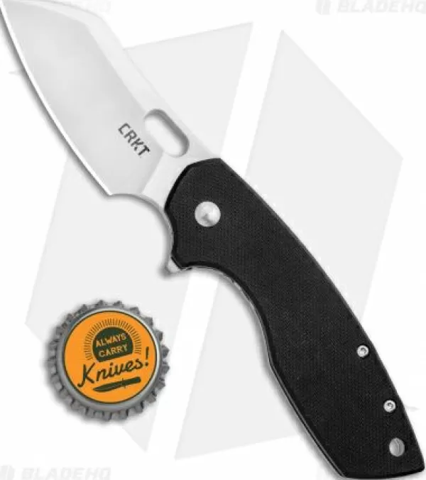 Hot Top Sell Crkt Pilar Large Frame Lock Flipper Knife Black G-10 (2.62 Satin) 5315G Pocket Knives
