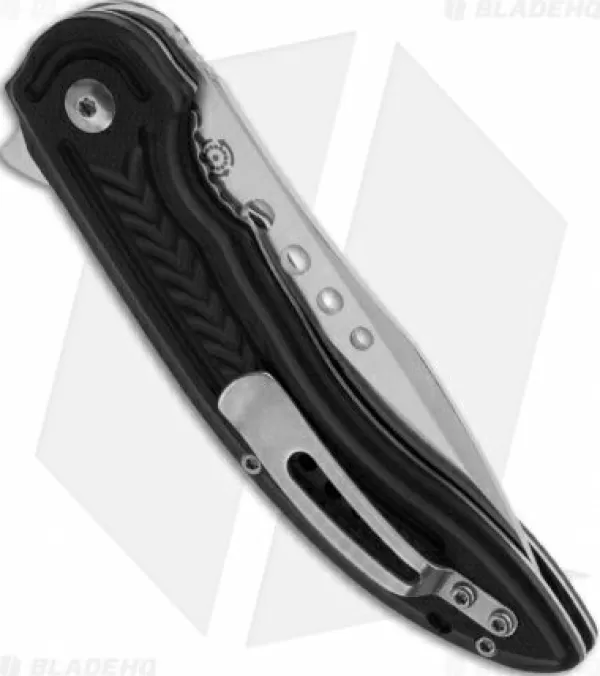 Cheap Unique Crkt Ikoma Carajas Liner Lock Knife (3.12 Satin Serr) 5341 Pocket Knives