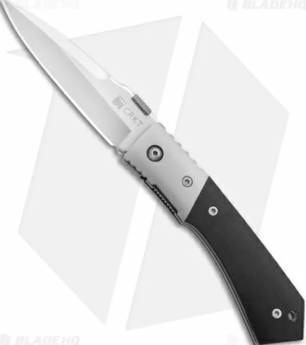 Clearance Unique Crkt Mini Tighe Tac Liner Lock Knife (2.6 Satin) 8101 Pocket Knives