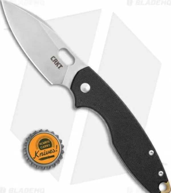 Best Sale Unique Crkt Pilar Iii Frame Lock Knife Black G-10 (3 Stonewash D2) 5317D2 Pocket Knives