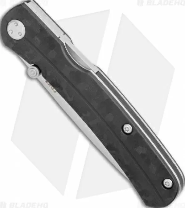 Clearance Unique Crkt Steigerwalt Kith Front Lock Knife Black Grn (3 Satin) 6433 Pocket Knives